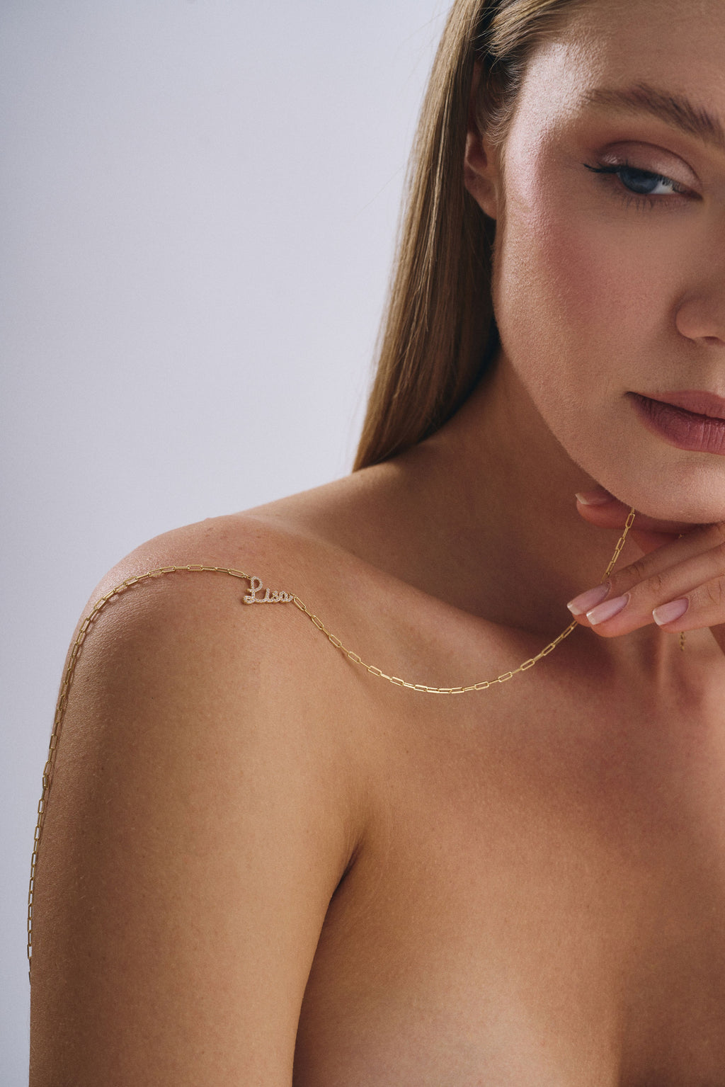 Signature Pave Name Necklace