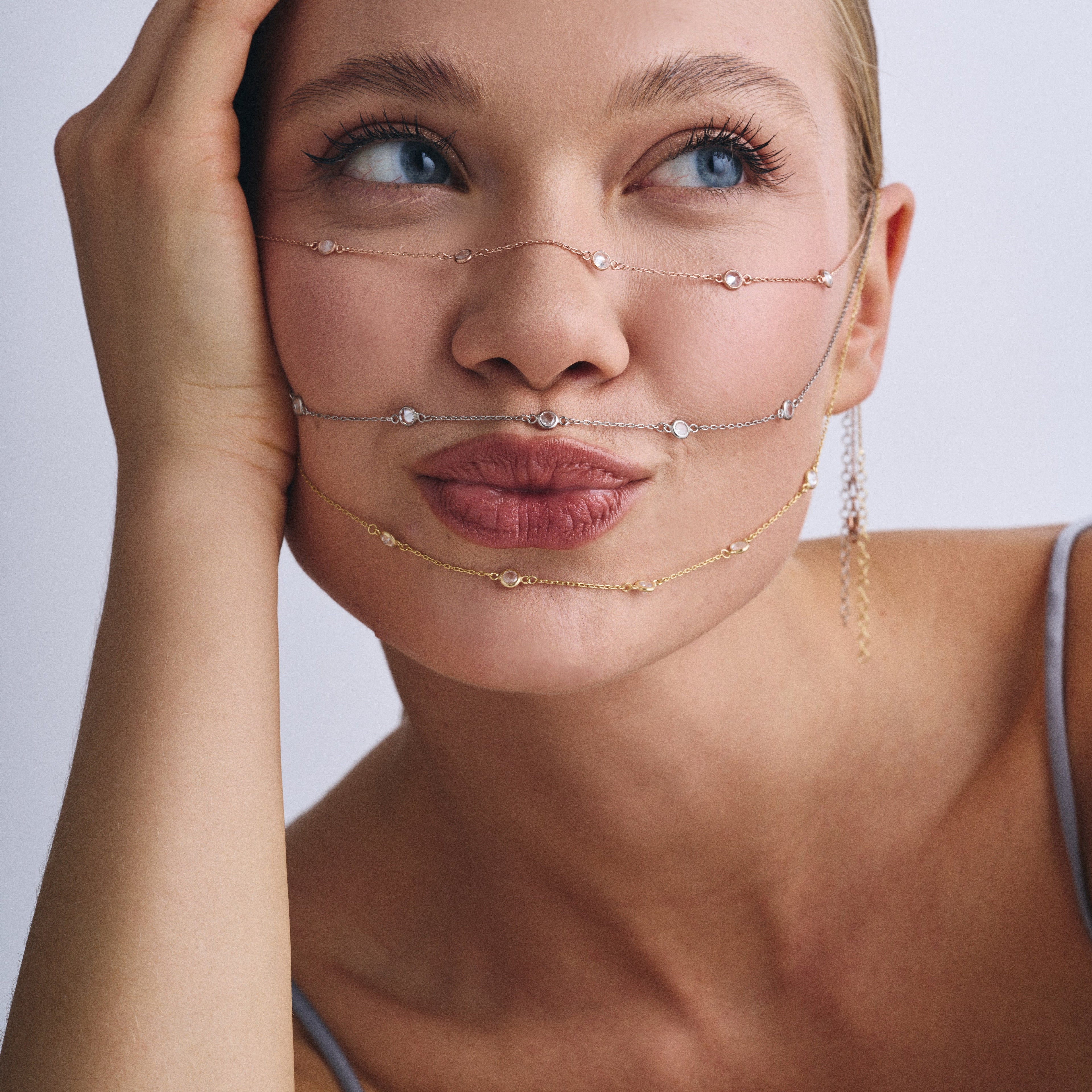 Diamond Station Necklace