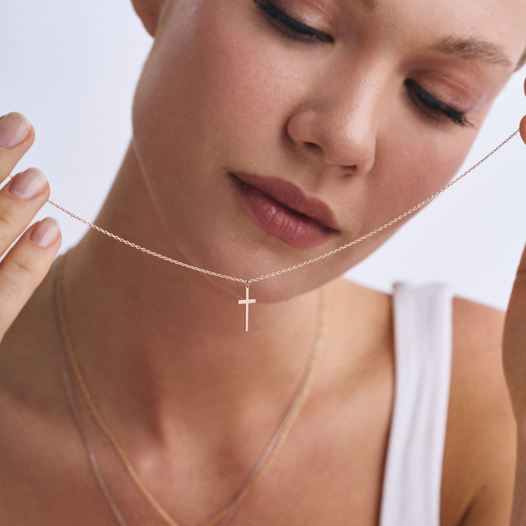 Form Cross Necklace