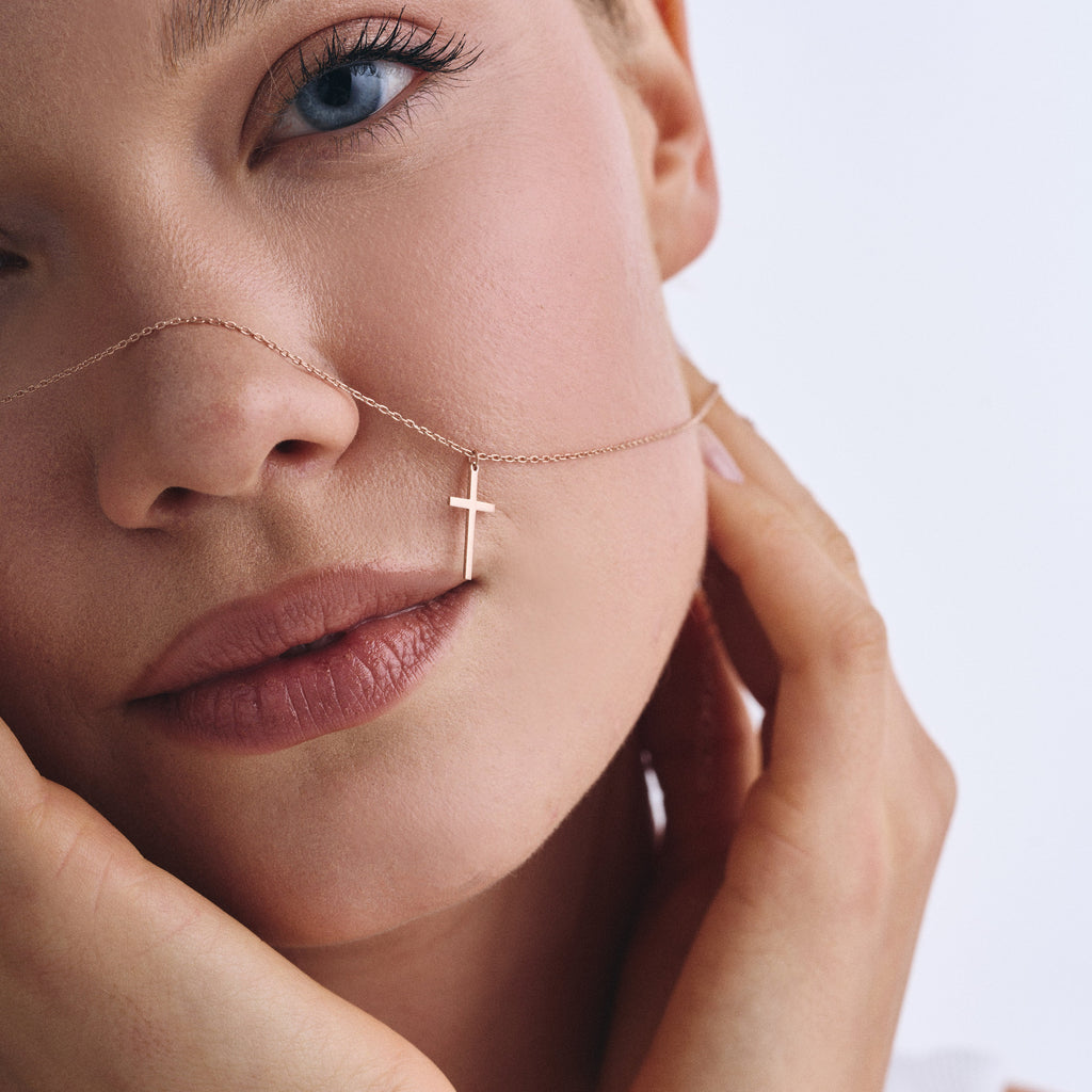 Form Cross Necklace