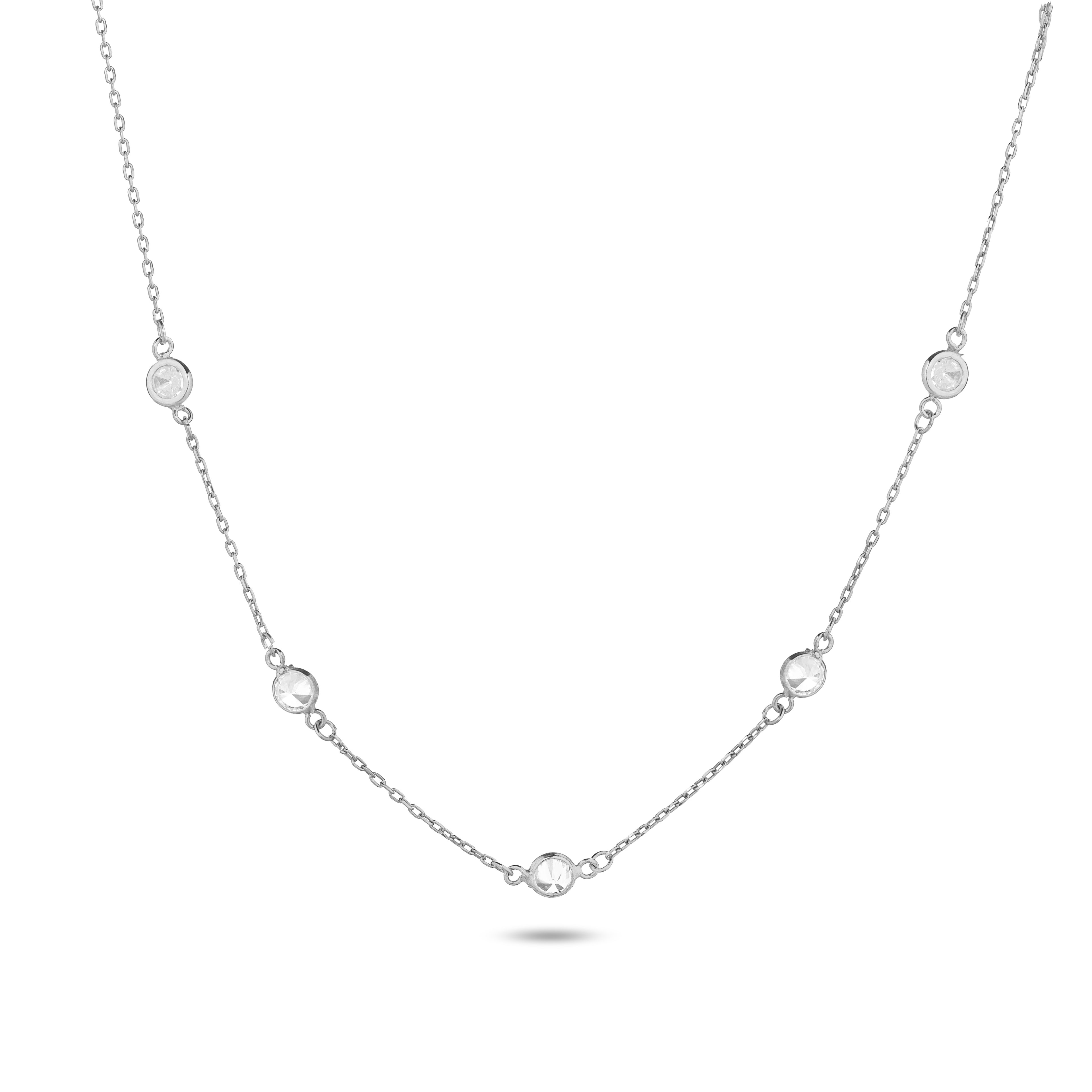 Diamond Station Necklace