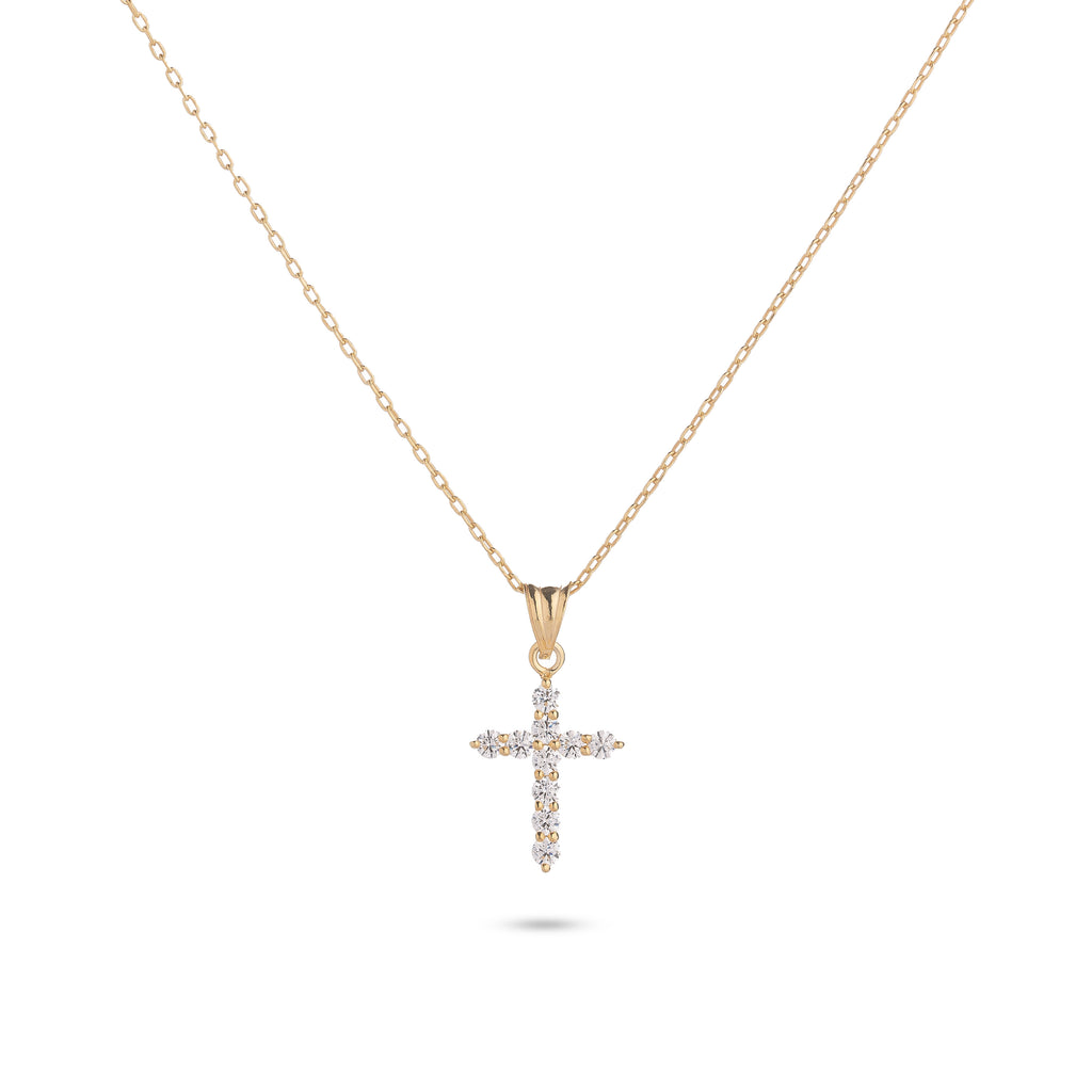 Halo Cross Necklace