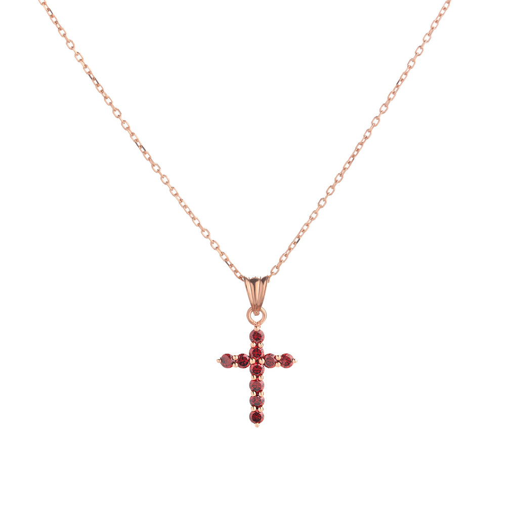 Halo Cross Necklace