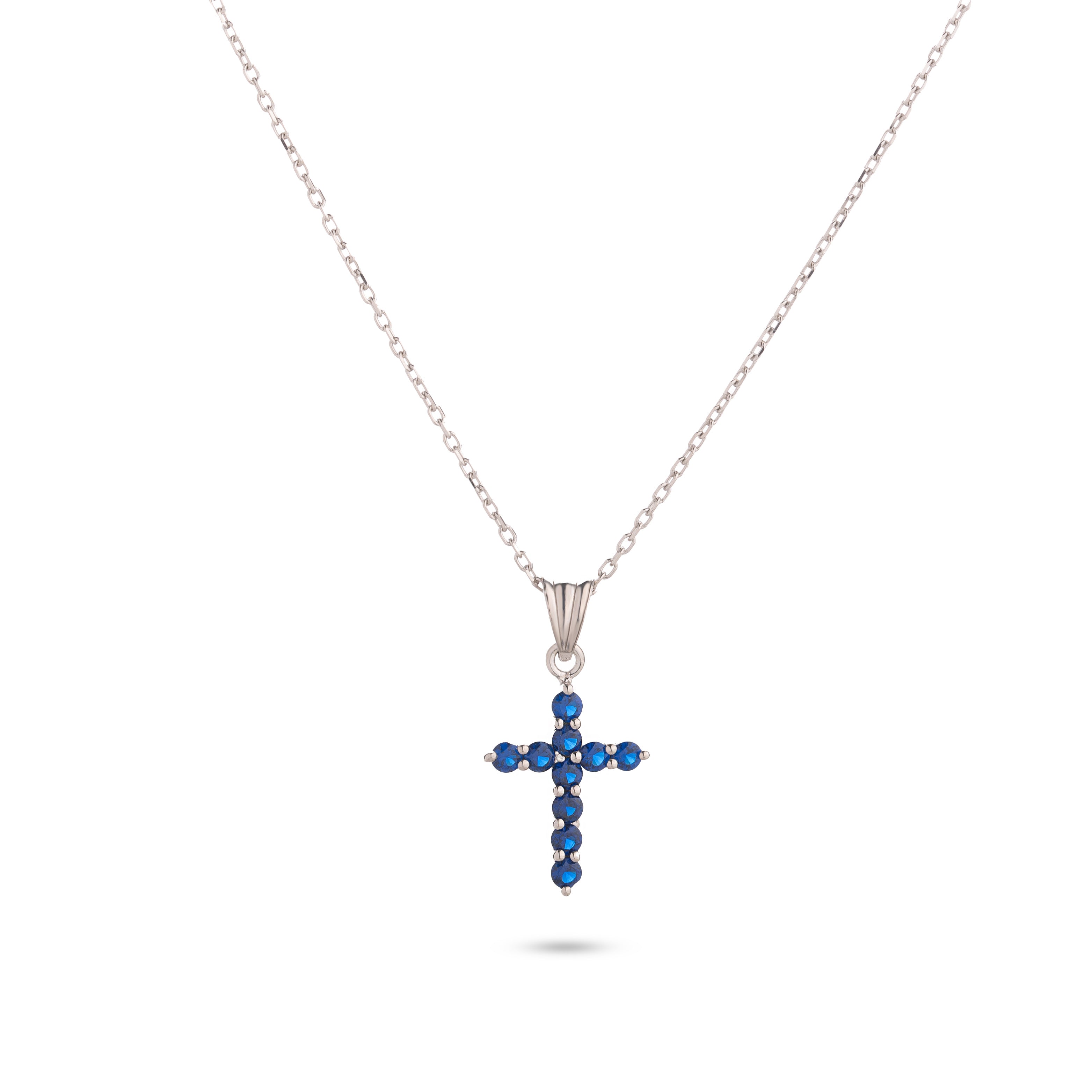 Halo Cross Necklace
