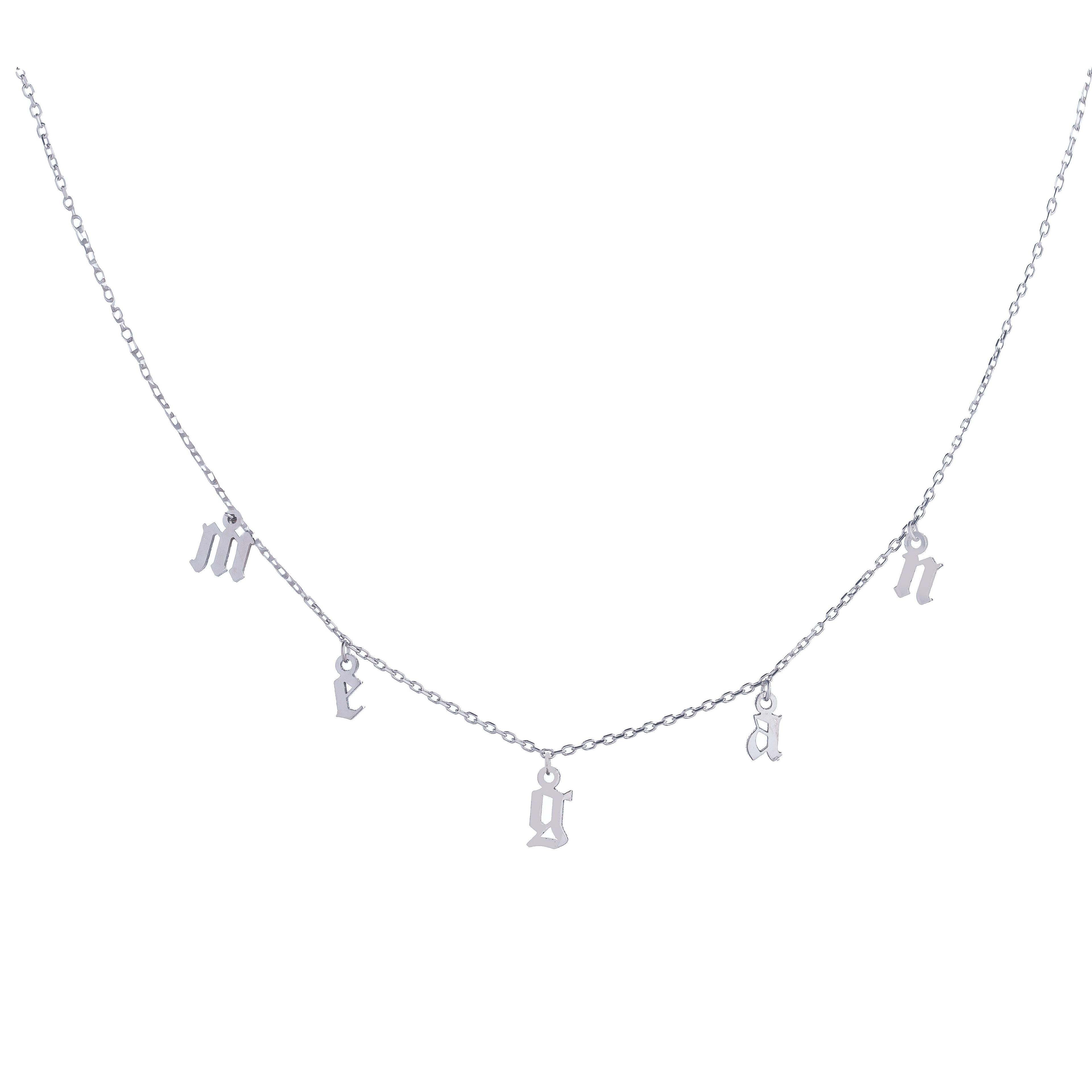 Charm Letter Necklace