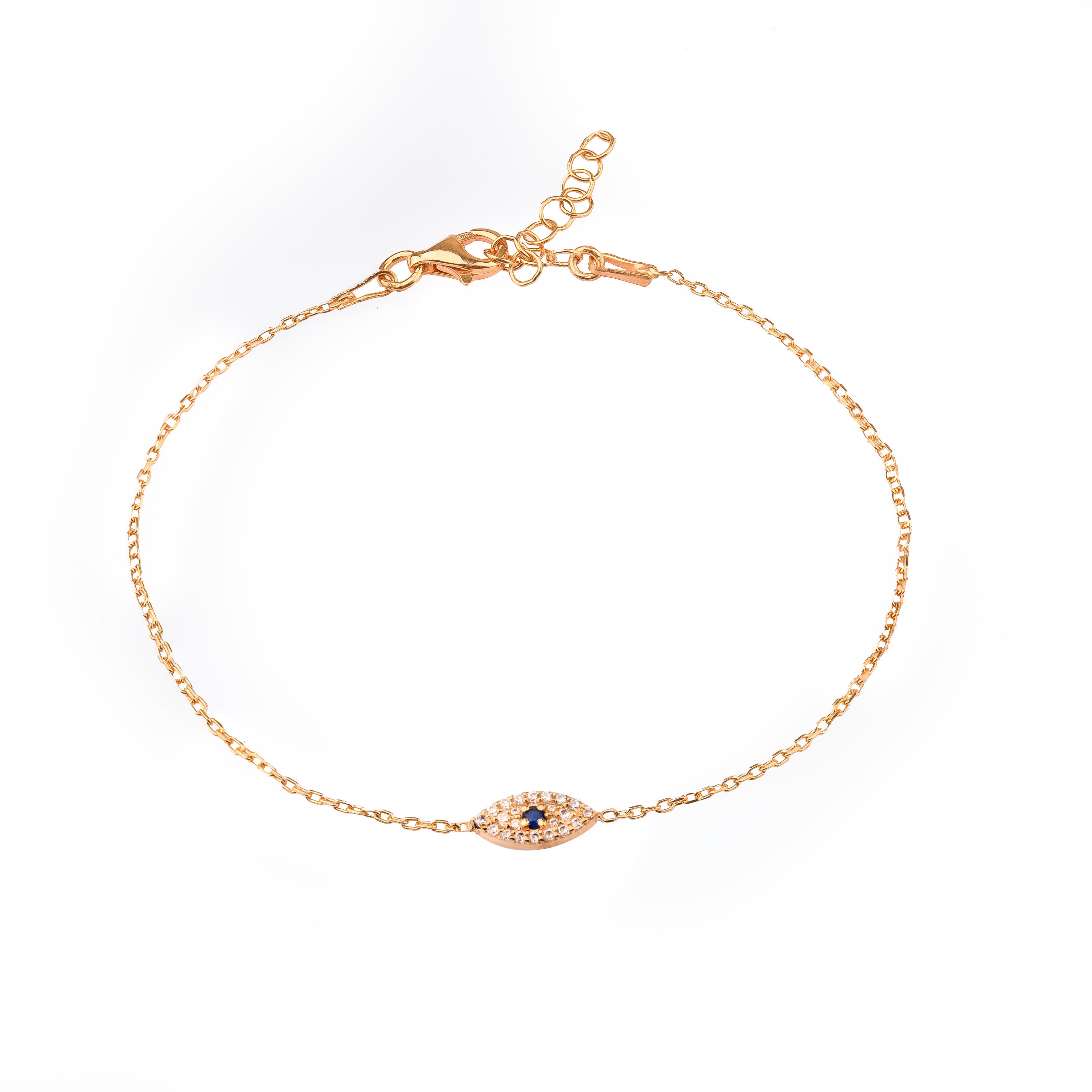 Evil Eye Pave Bracelet