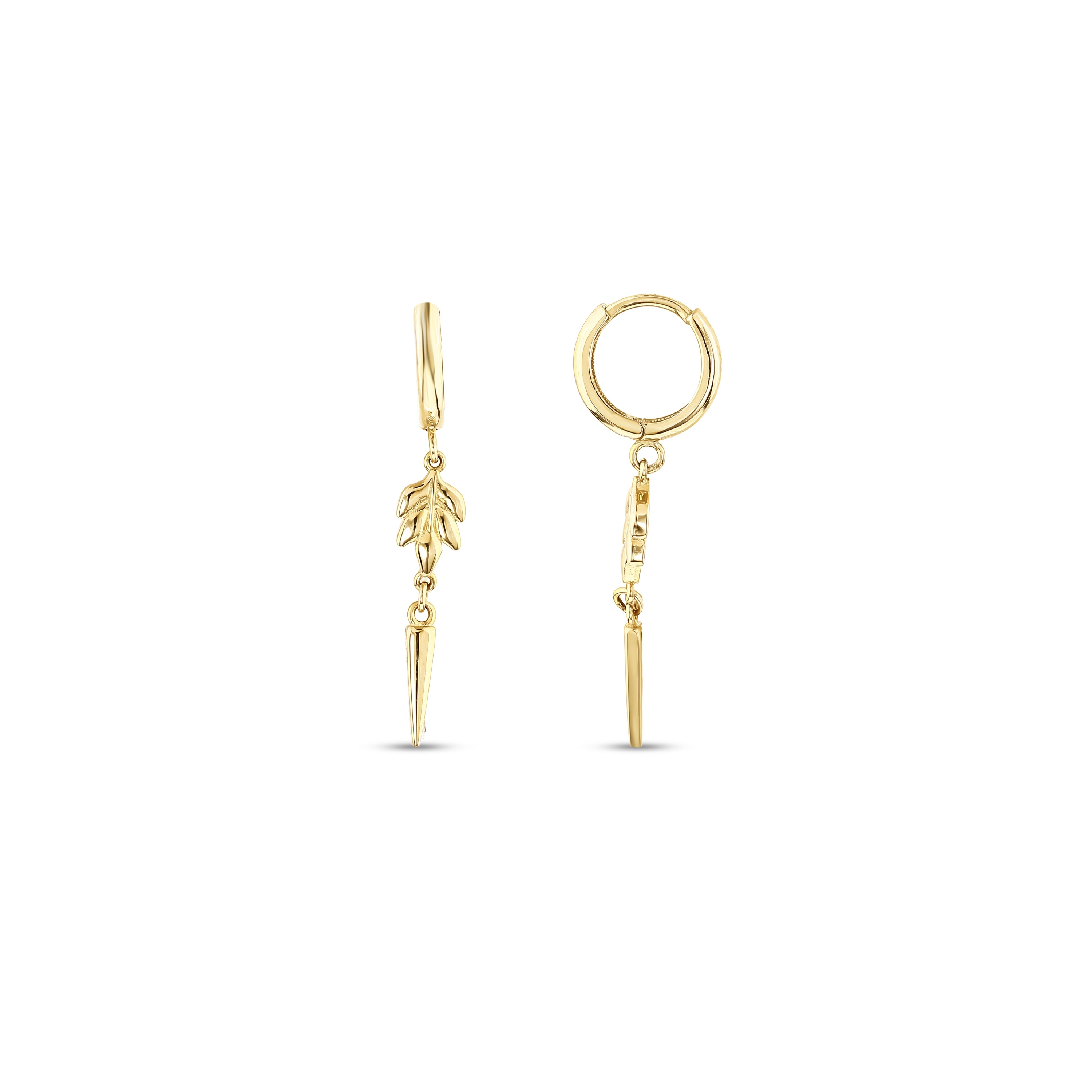 N°43 Daphne Leaf Drop Earrings