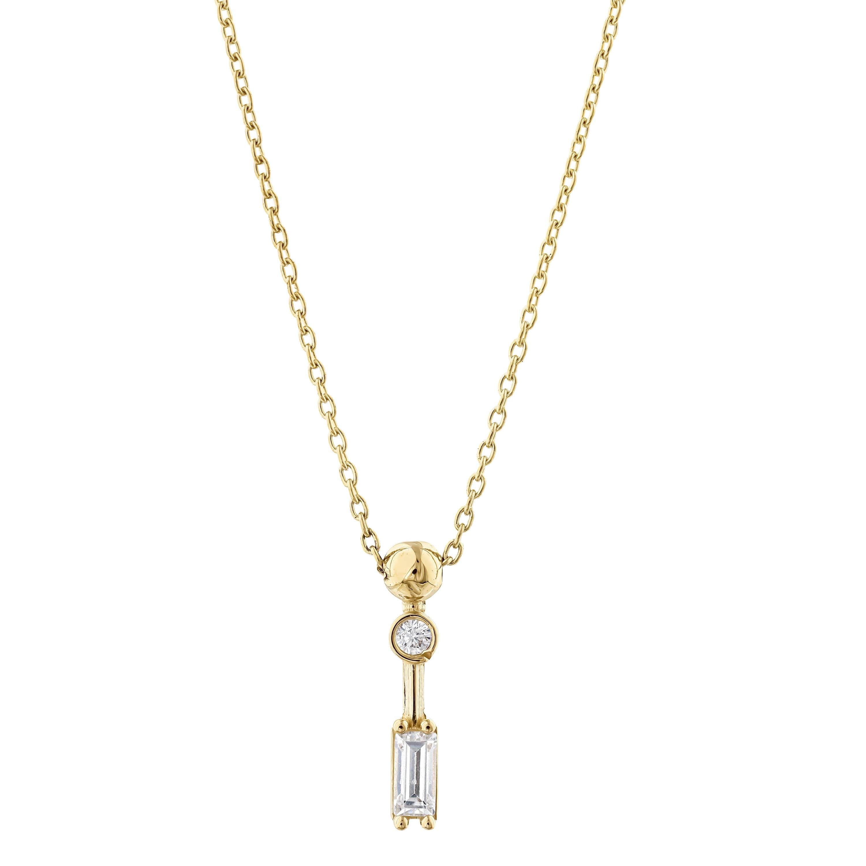 N°32 Lune Drop Necklace