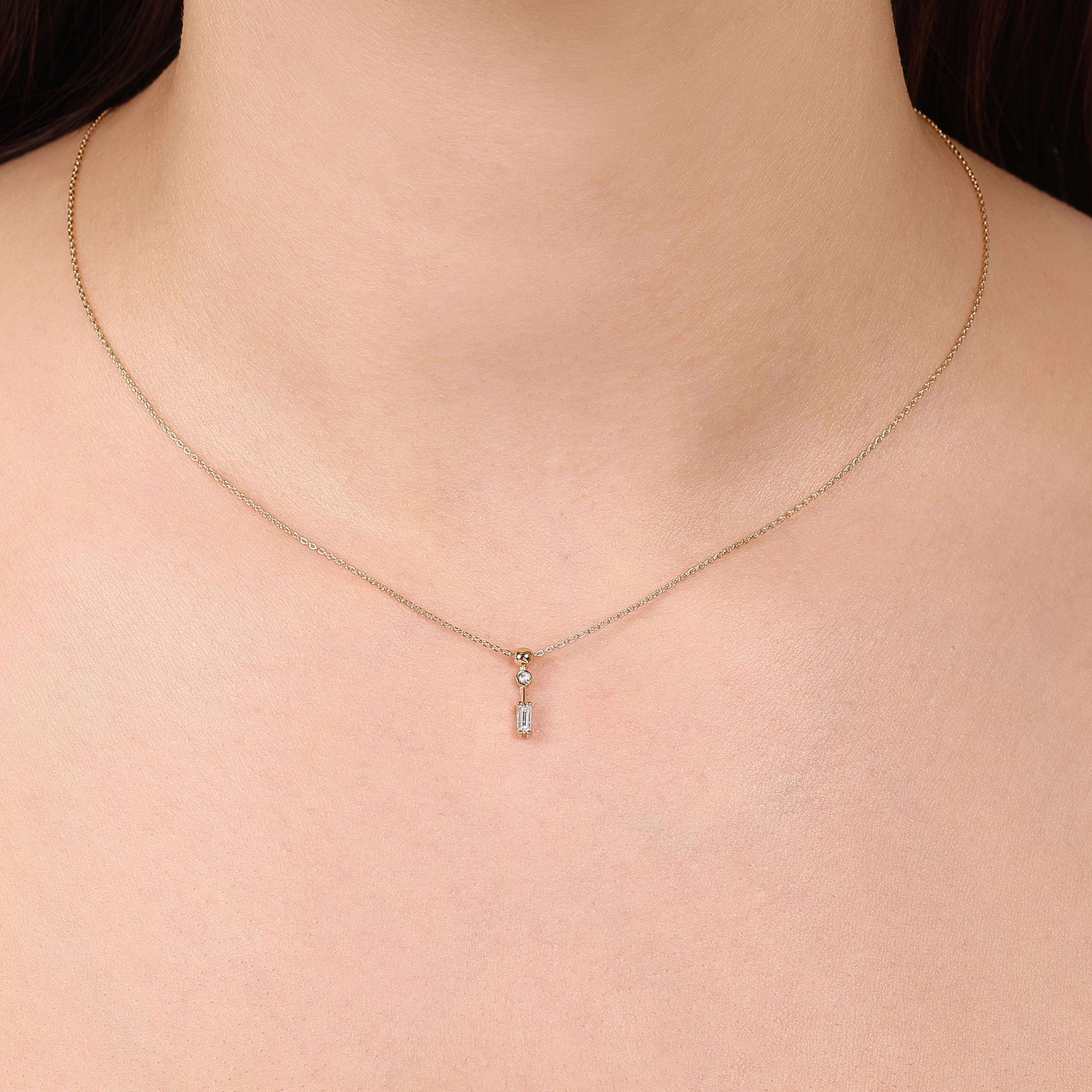 N°32 Lune Drop Necklace