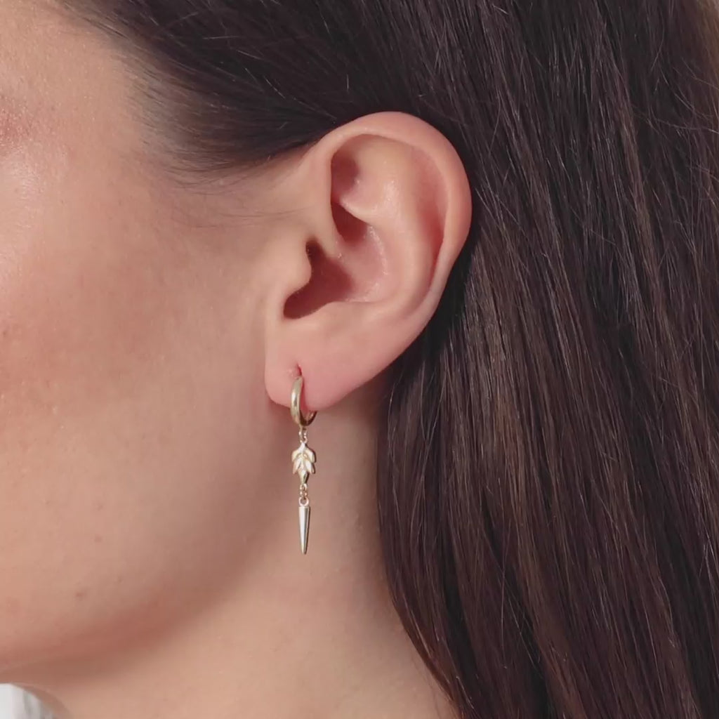 N°43 Daphne Leaf Drop Earrings